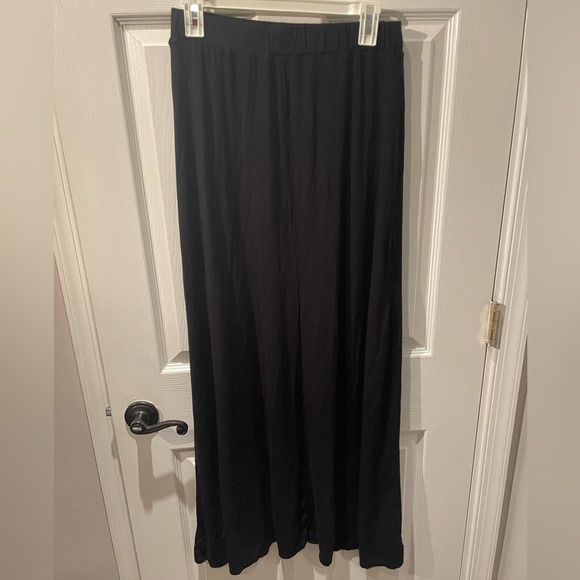 JustFab Black Maxi Skirt with Side Slit Size Medium - Picture 3 of 6